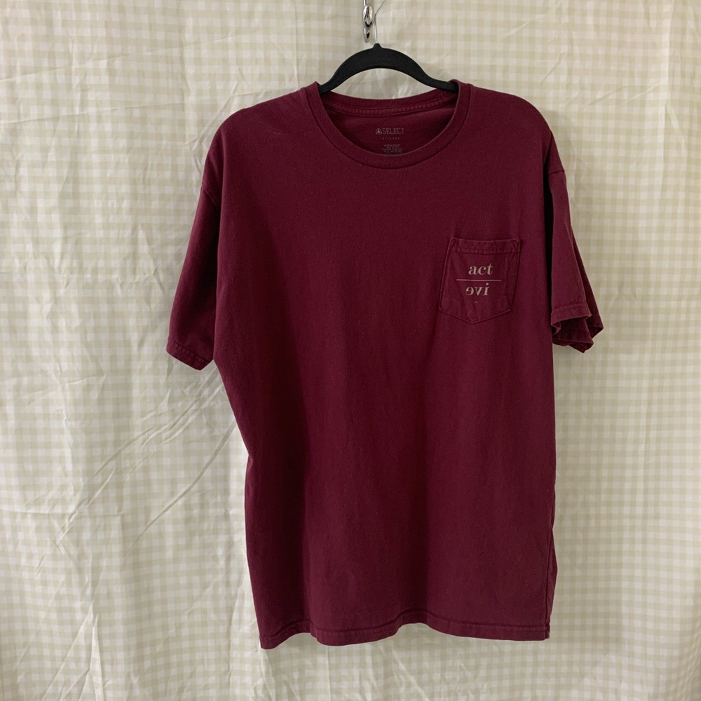 Select by Active men’s shortsleeved shirt w/logo